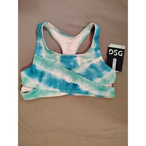 Girls DSG Cross Swim Top Spring Tie Dye Medium 8-10